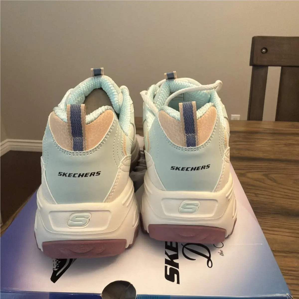 Skechers shoes - SKECHERS D`Lites - Blue 2