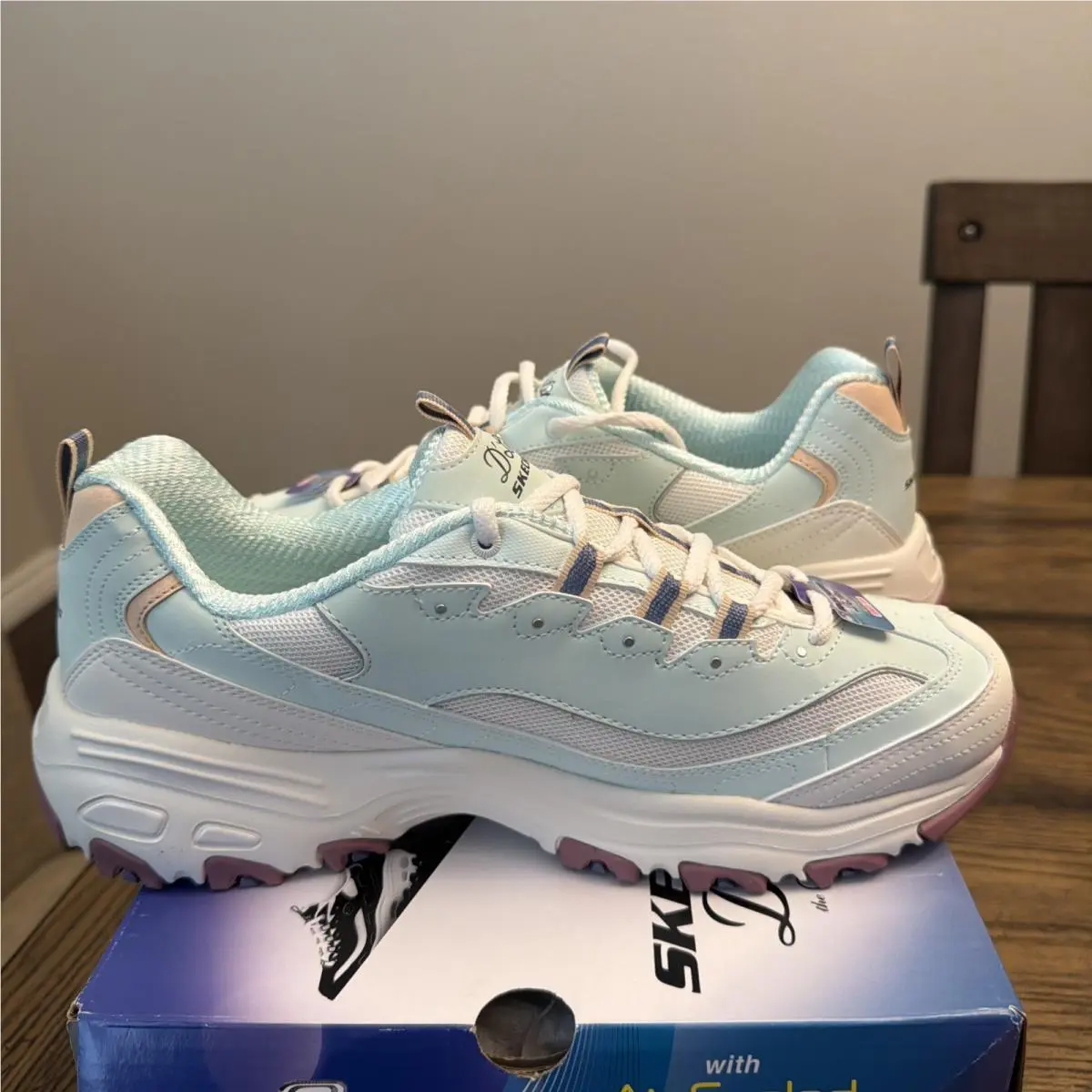 Skechers shoes - SKECHERS D`Lites - Blue 3