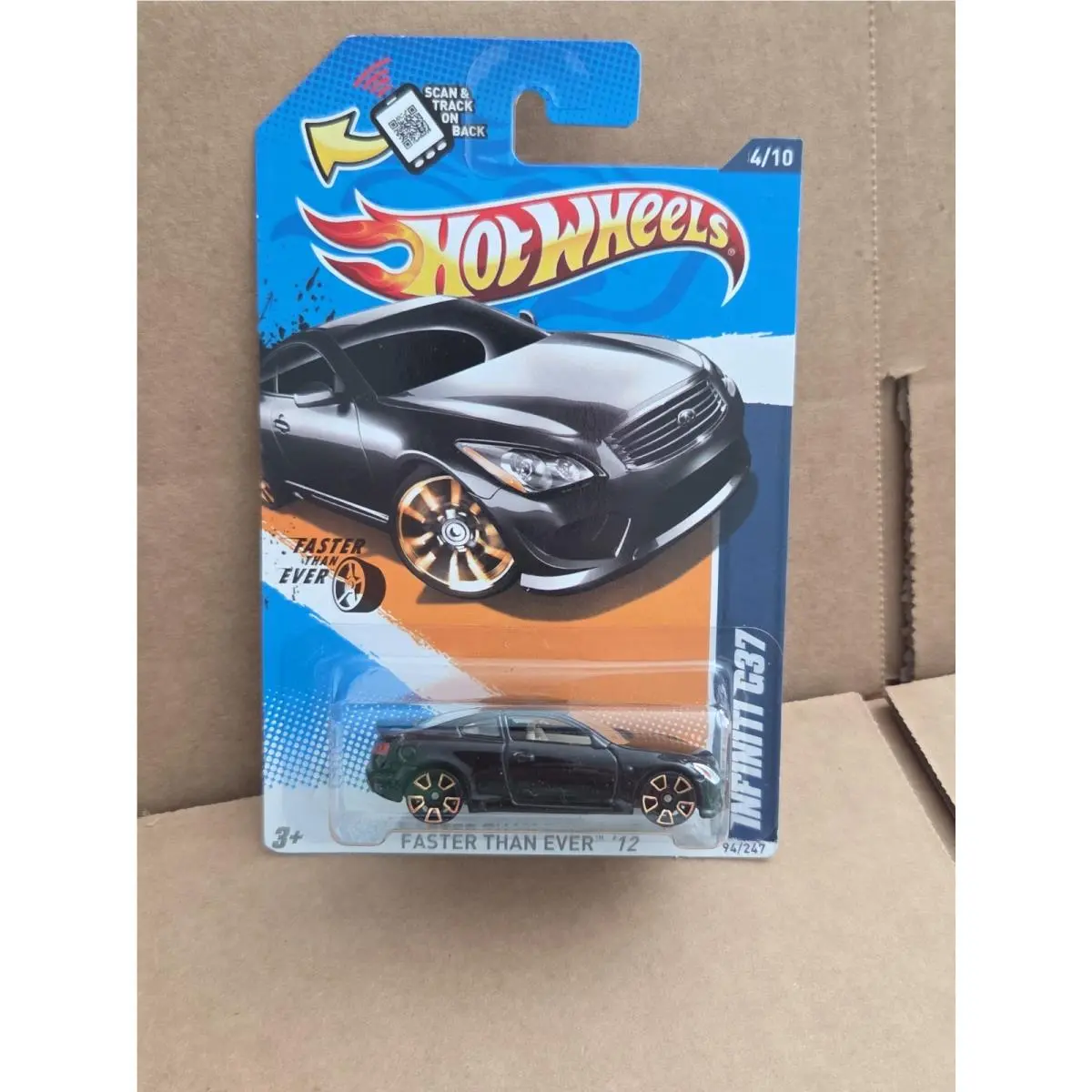 Hot Wheels 2012 Faster Than Ever Infiniti G37 in Black