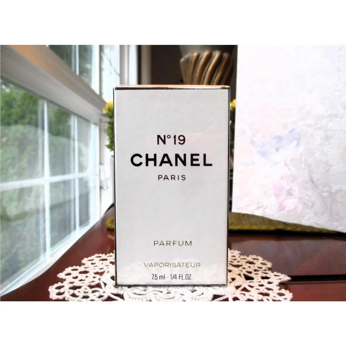 Chanel No.19 Parfum/pure Perfume Purse Spray 1987 Vintage 7.5ml-1/4oz