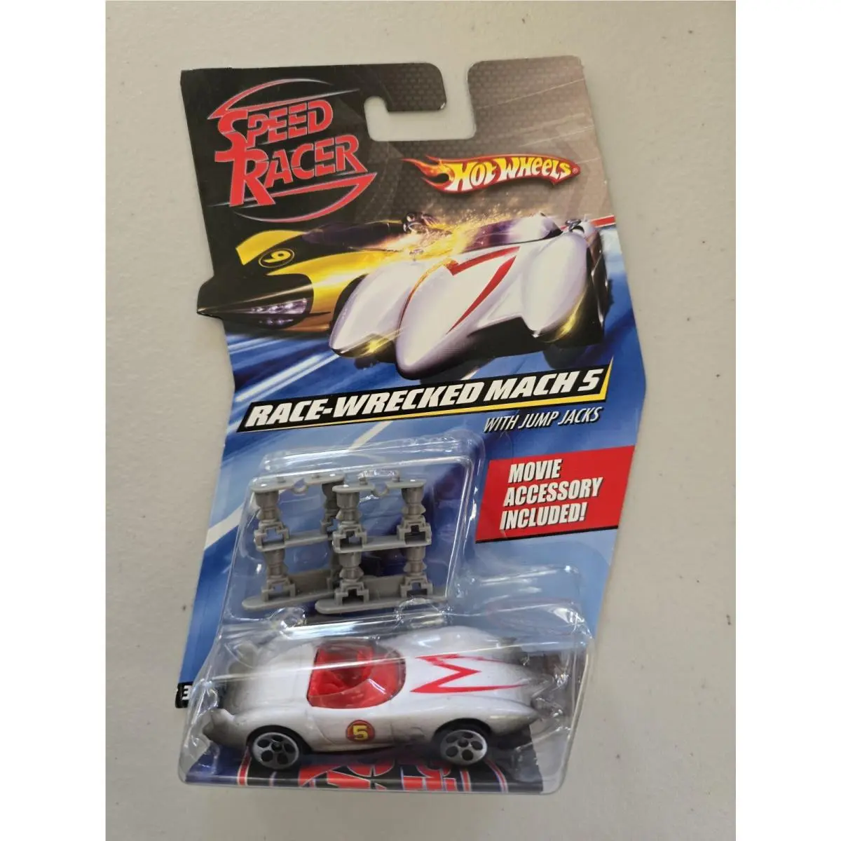 Hot Wheels Speed Racer Race-wrecked Mach 5 1:64 Diecast Car Movie Accessory 2007