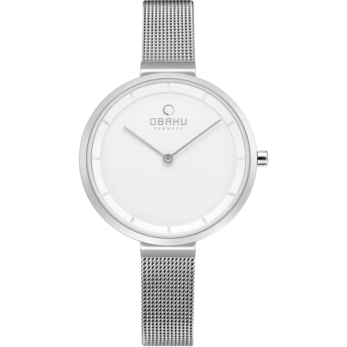Women`s Classic White Dial Watch - V225LXCIMC by Obaku
