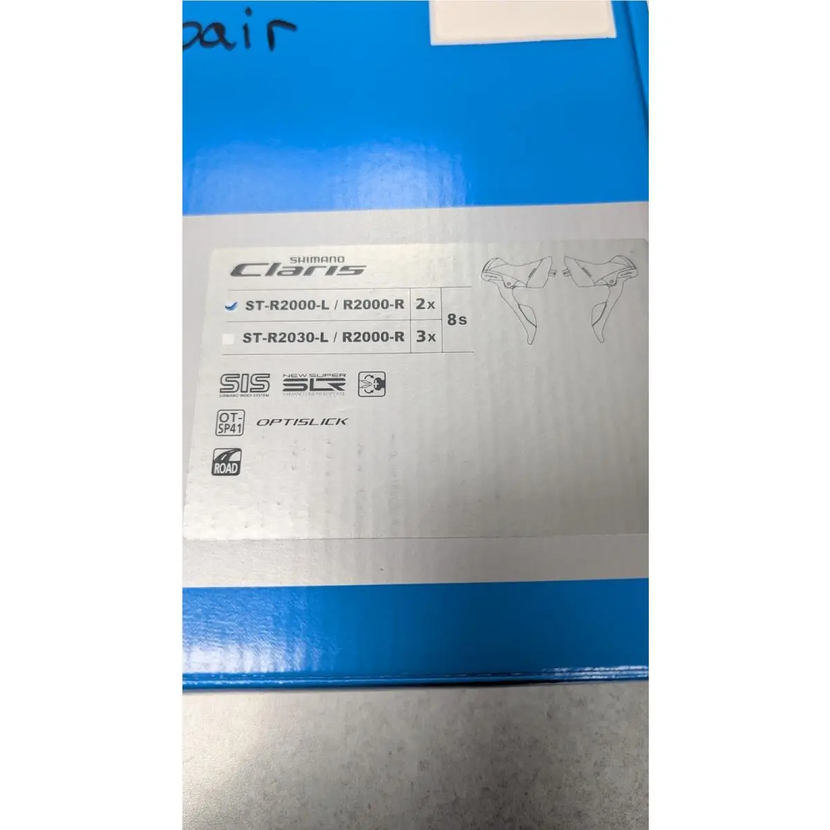 Shimano  - Shimano Claris ST-R2000 - Claris - Gray (UPC: 689228321519) 0
