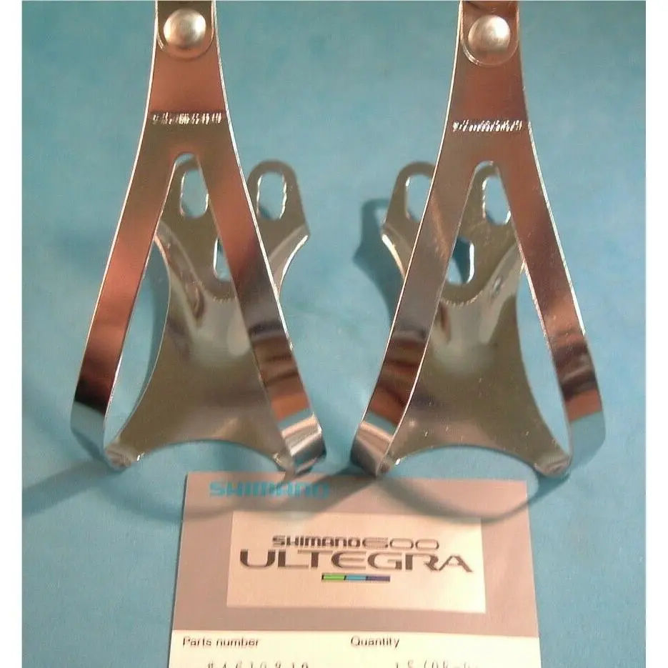 Shimano Large Ultegra 600/Dura Ace Road Toe Clips / Nos Vintage- 3 Bolt