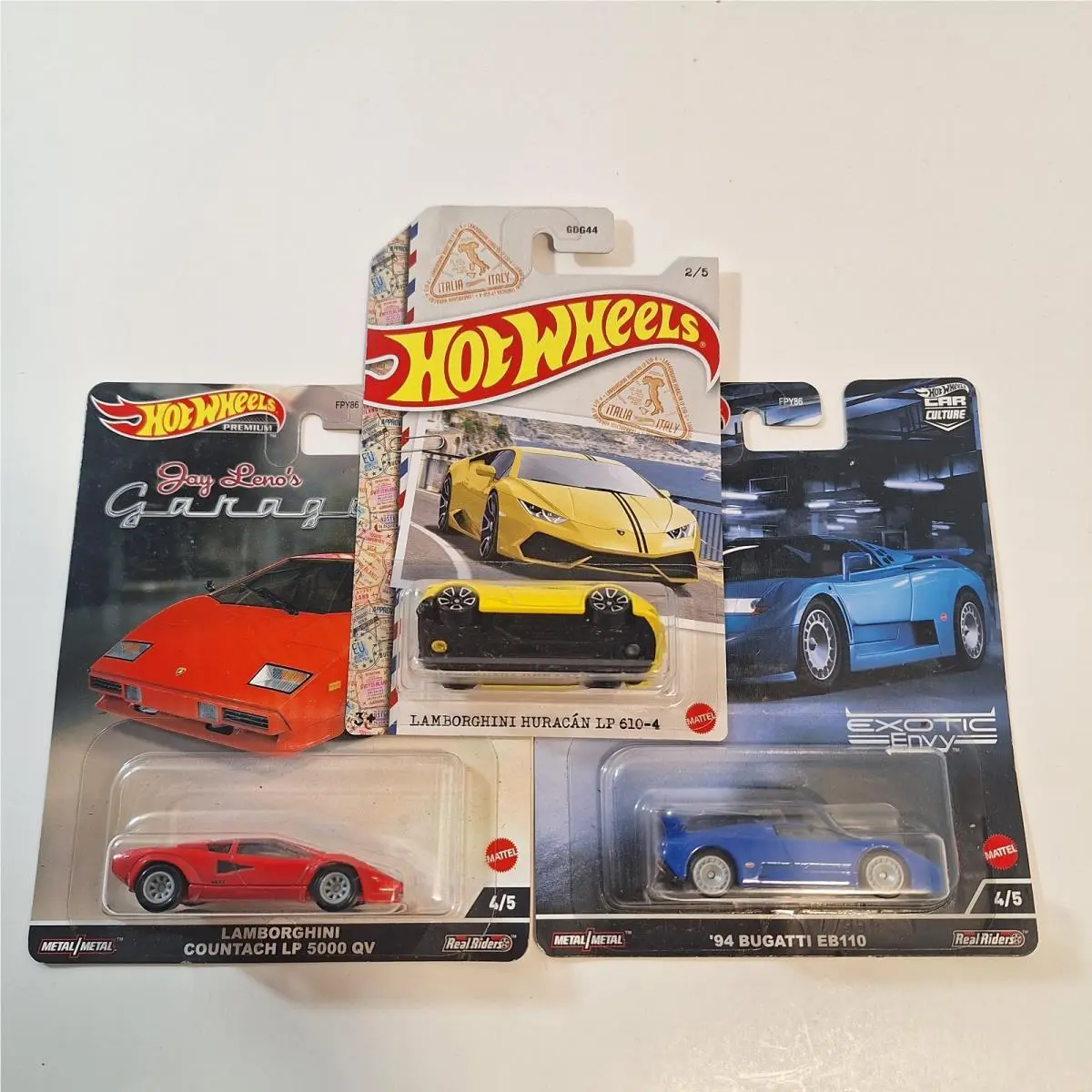 Hot Wheels Lamborghini Jay Leno Bugatti Exotic Envy
