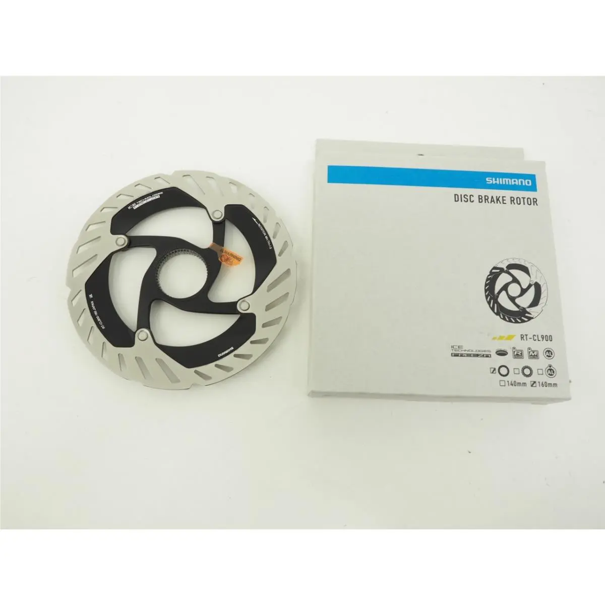 Shimano RT-CL900 160mm Centerlock Disc Brake Rotor Silver/black