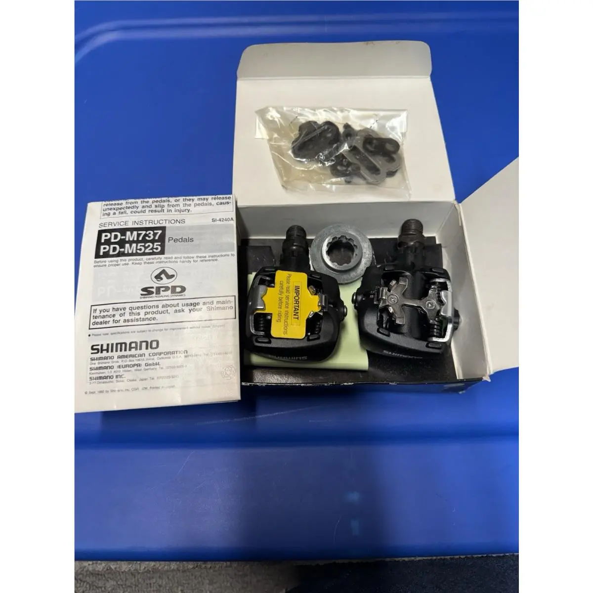 Shimano  - PDM737 - PDM737 - Black 0