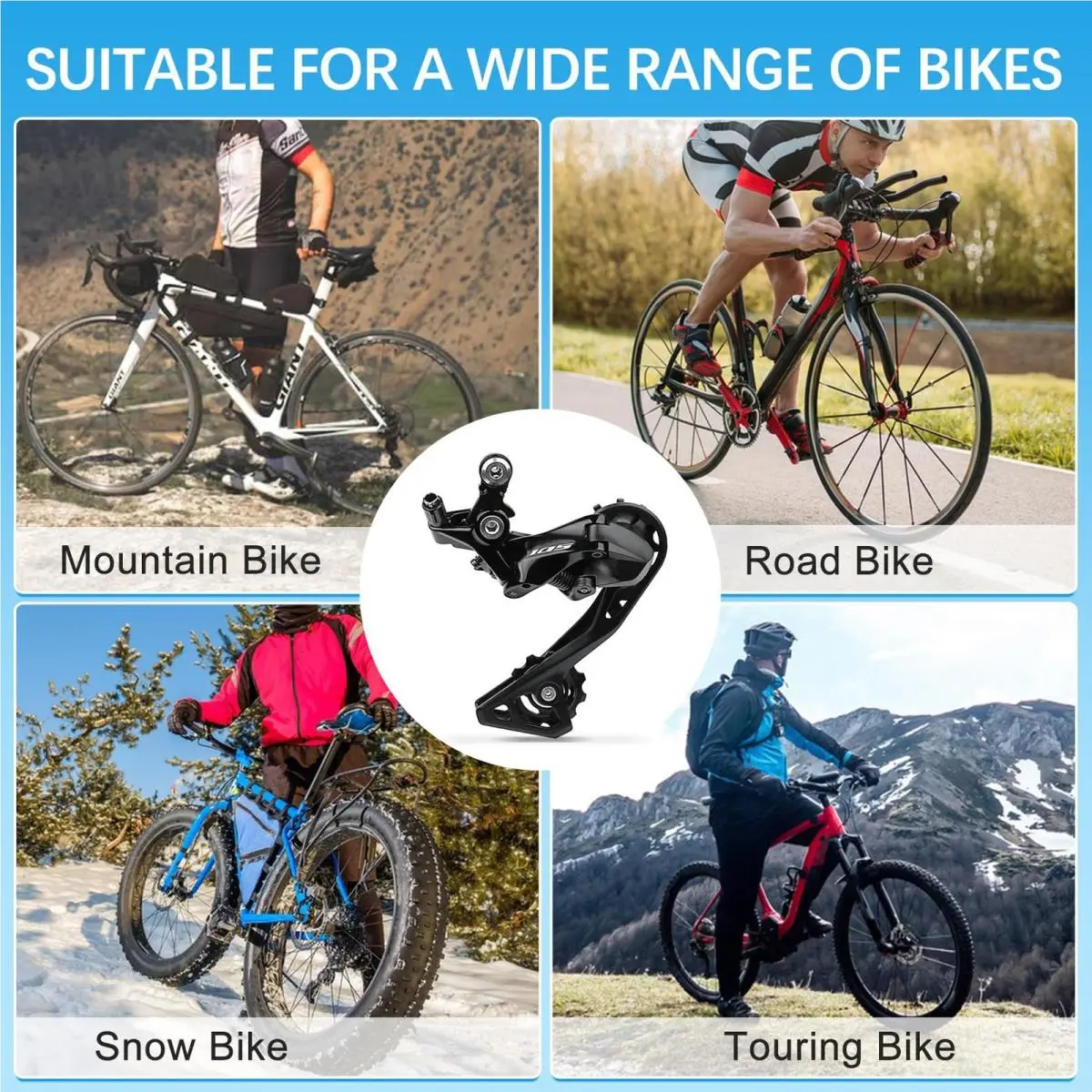 Shimano  - RD-R7000-GS - RD-R7000 - Black 5