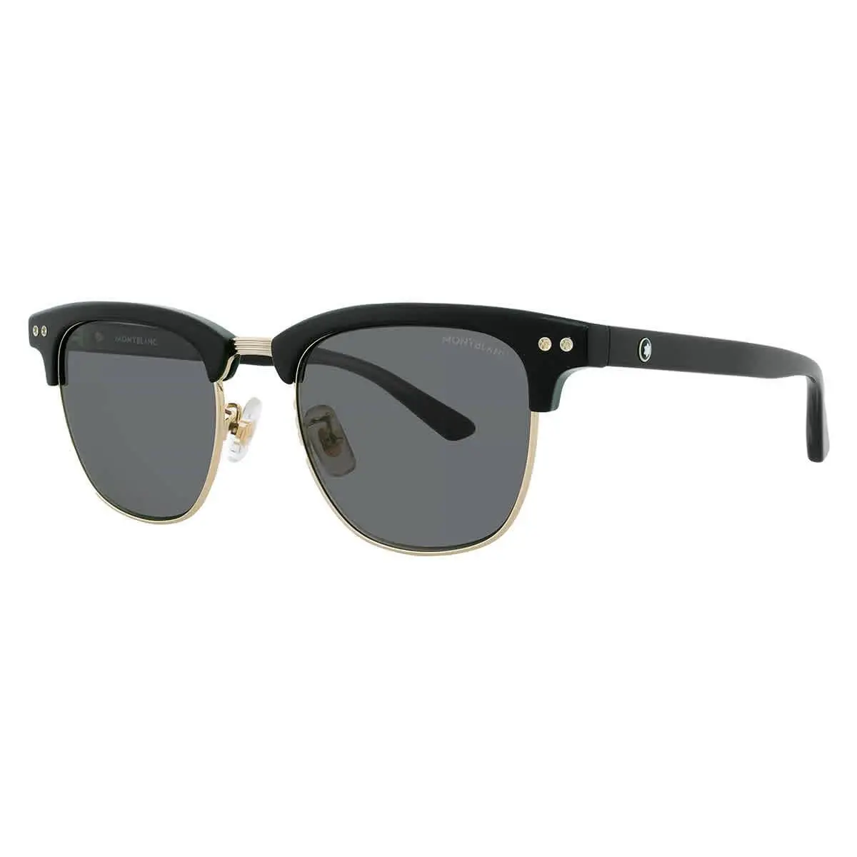 Montblanc Grey Square Men`s Sunglasses MB0382S 001 52 MB0382S 001 52