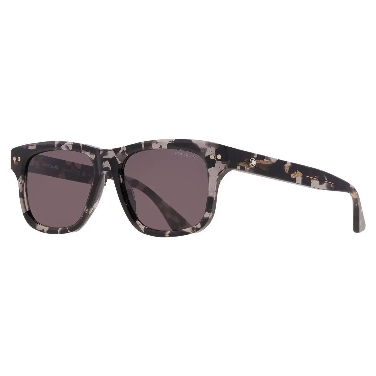 Montblanc Smoke Square Men`s Sunglasses MB0319S 003 55 MB0319S 003 55