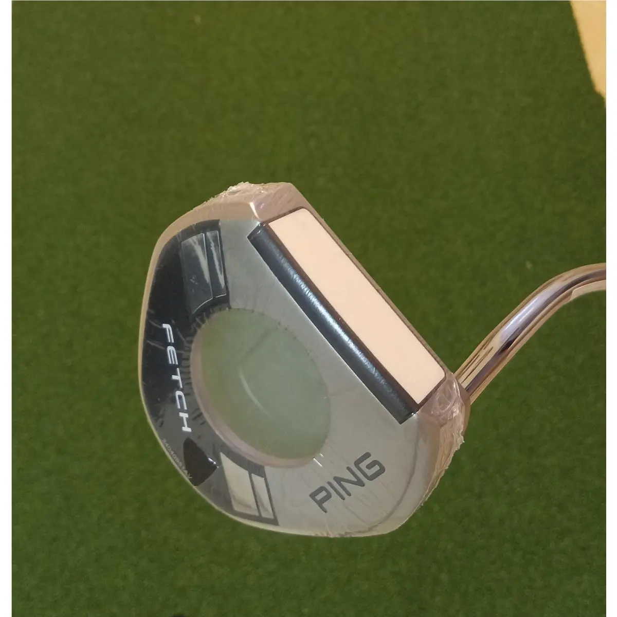 Ping Fetch Mallet Putter 35 Inch Steel Righthanded Flat Fronted Putter Grip