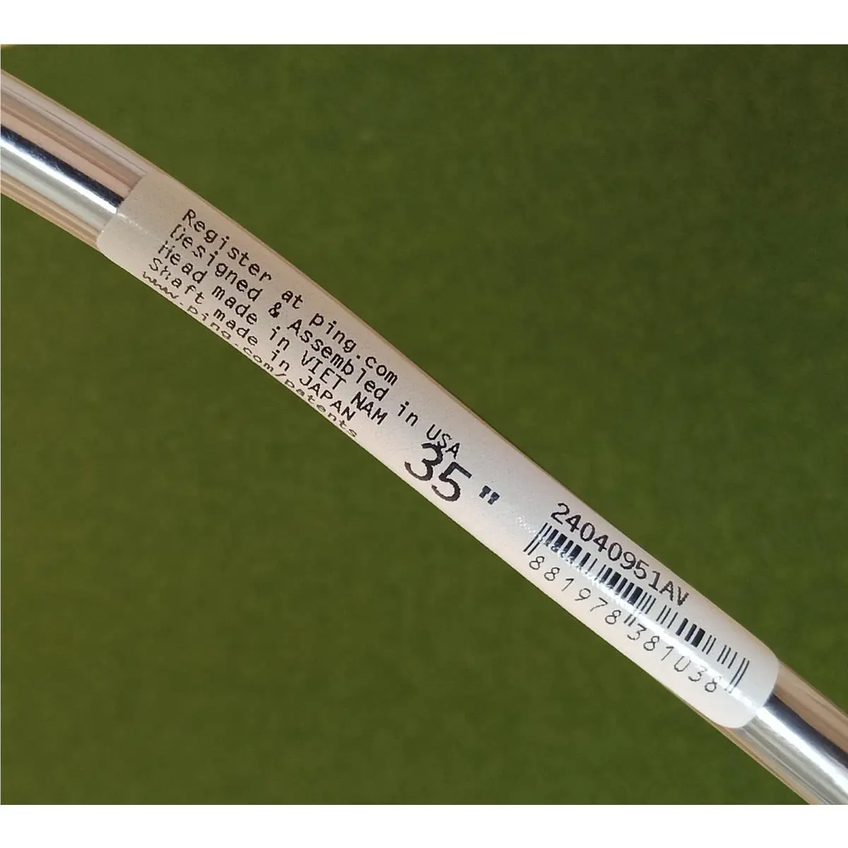 Ping  - Straight - Straight - Black, Lie Angle: Black 0