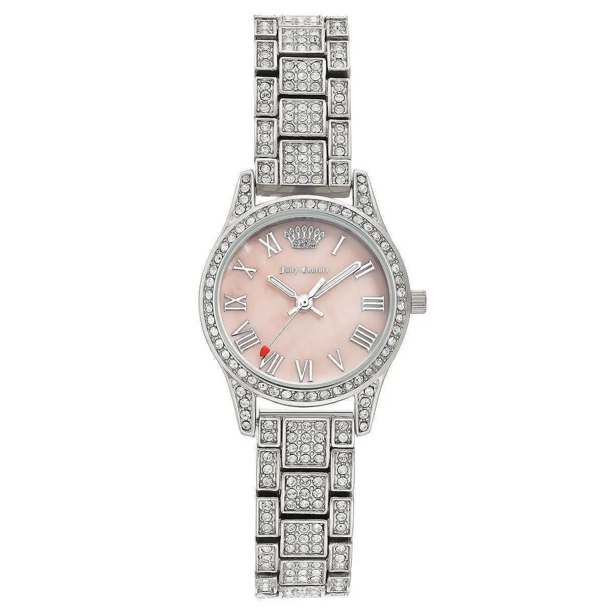 JC/1261PMSV Black Label Pink Mother-of-pearl Dial Ladies Watch by Juicy Couture
