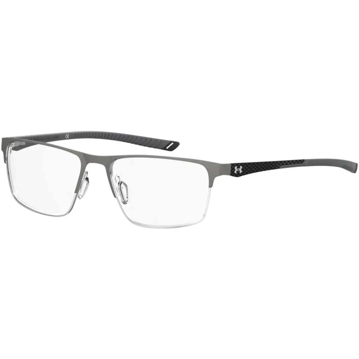 Under Armour Men`s Square Wrap Eyeglasses w/ Carbon Fiber Temples - UA5050G