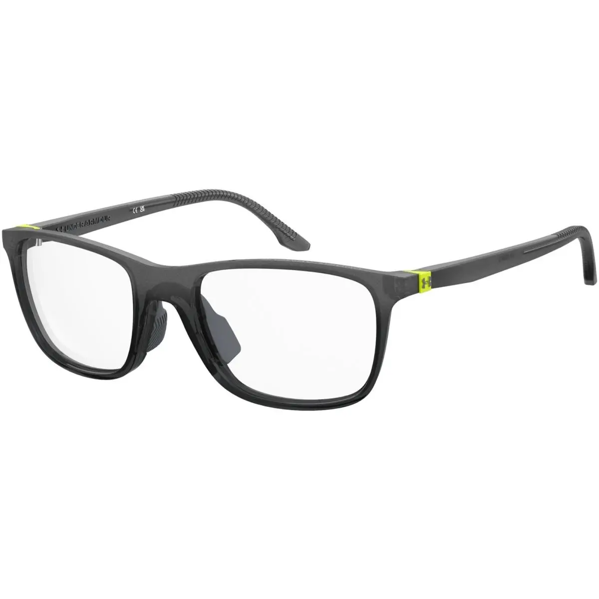 Men`s Soft Square Eyeglasses - UA5069G Crystal Grey/Clear Demo (063M-54) by Under Armour
