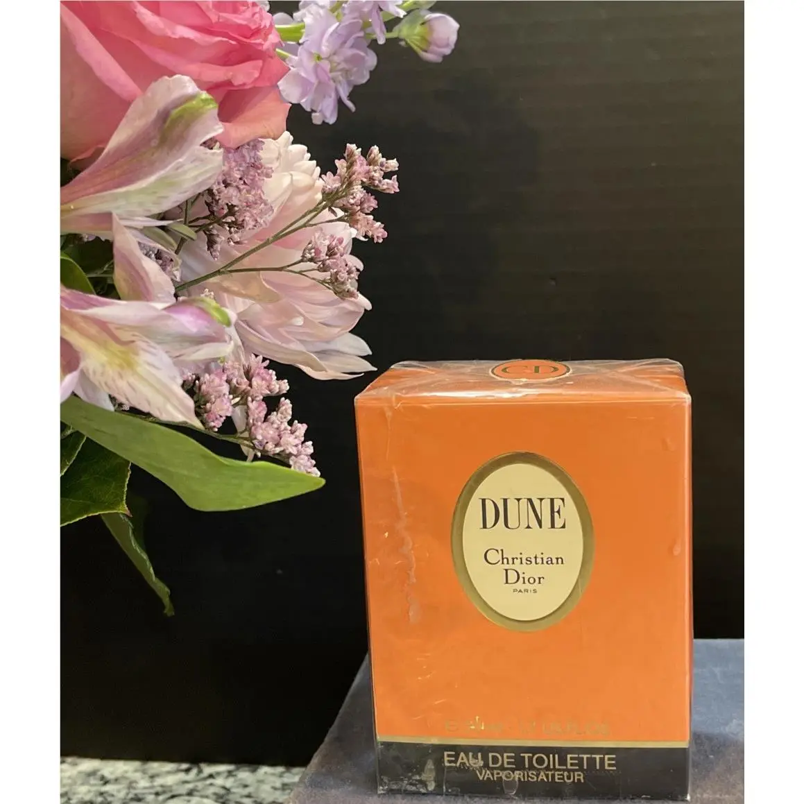 Vintage 1.7oz Christian Dior Dune Eau De Toilette Spray Old Formula 33 Ave Hoche