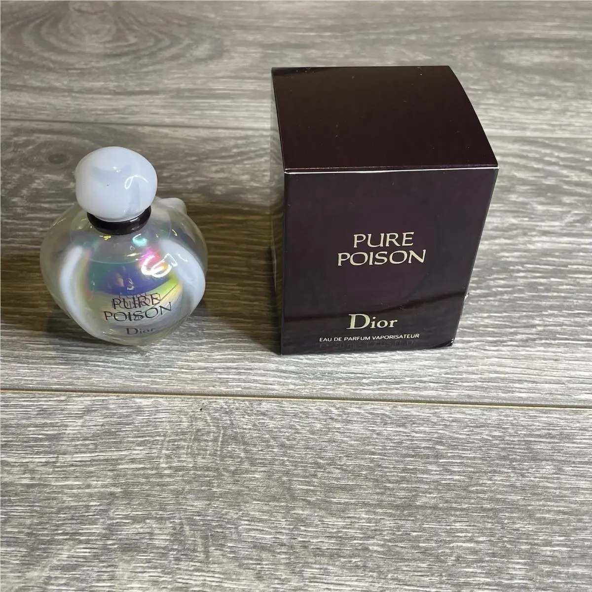 Vintage Dior Pure Poison White Cap 1.7oz 5C01 2005 Formulation