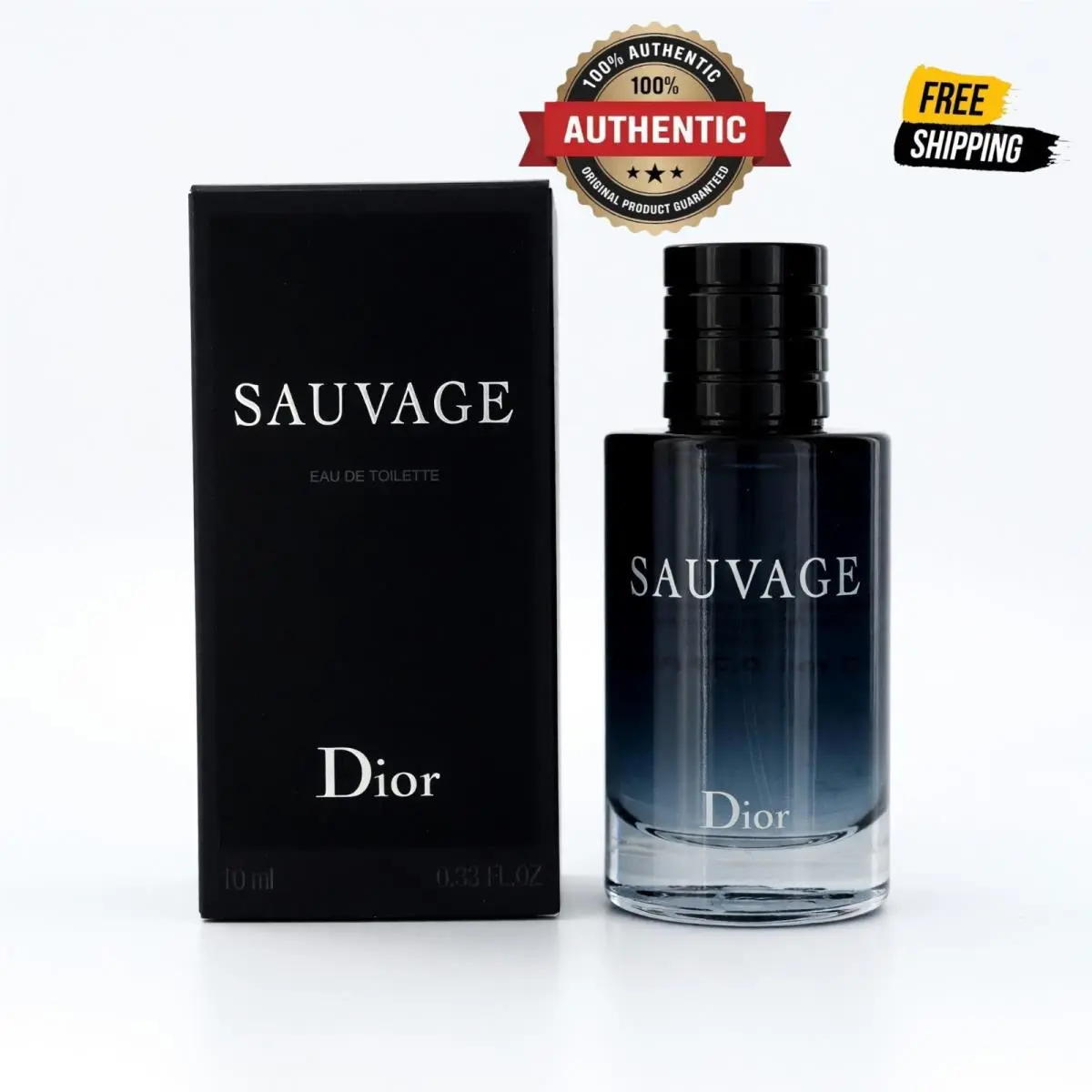 Sauvage by Christian  0.34 oz Edt Splash For Men by Dior