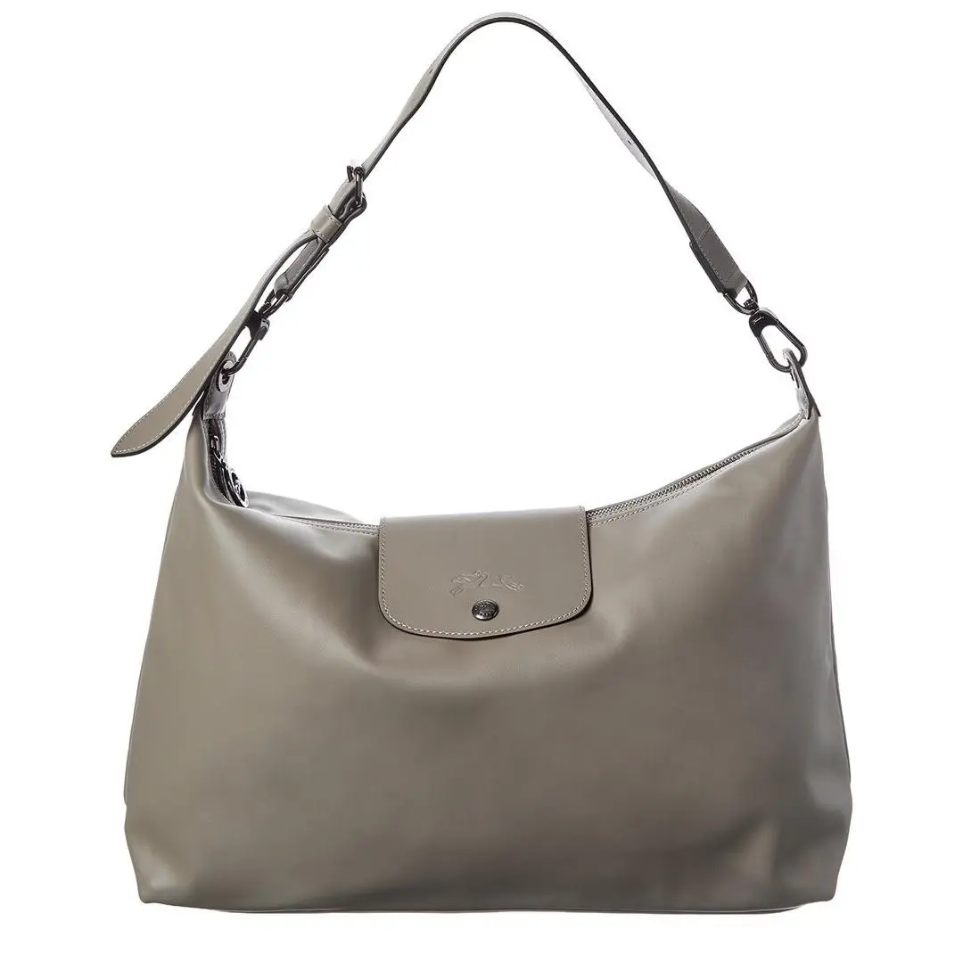 Longchamp Le Pliage Xtra Xl Leather Hobo Bag Women`s Grey by Dior
