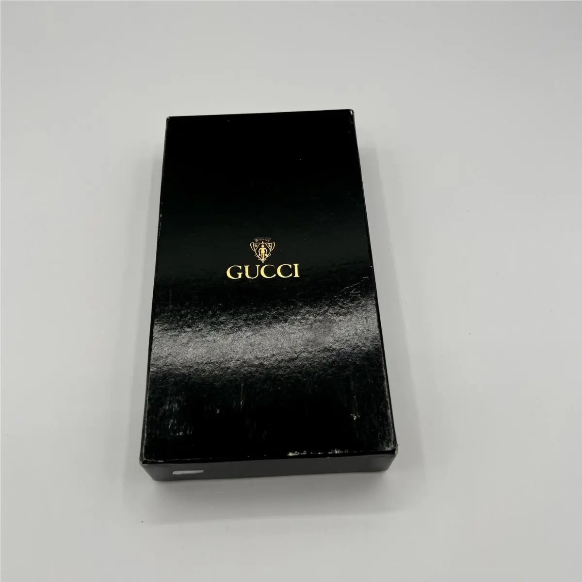 Gucci Vtg GG Monogram Canvas Checkbook Long Wallet