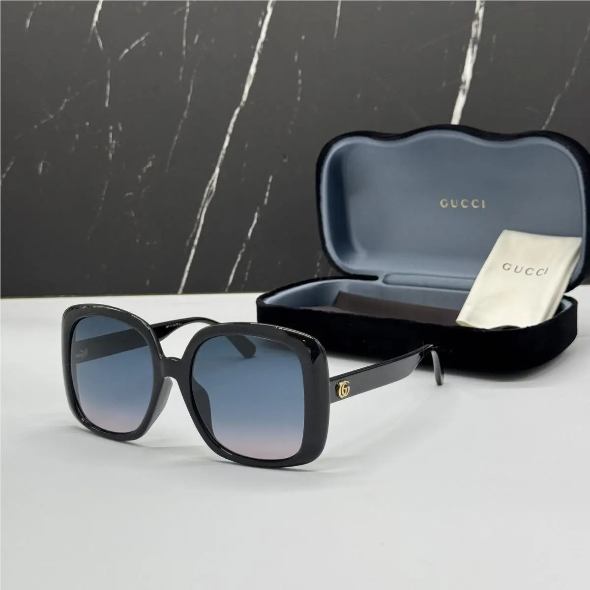 GG0714SA 002 Oversized Women Sunglasses by Gucci