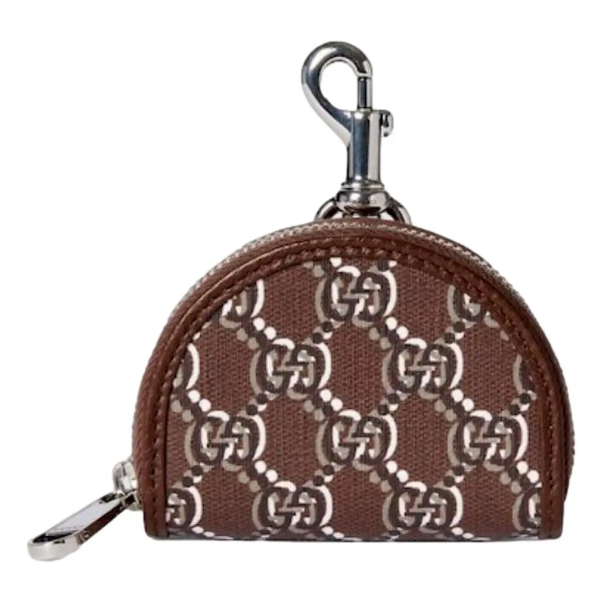 GG Shadow Brown Canvas Earphone Case Charm by Gucci