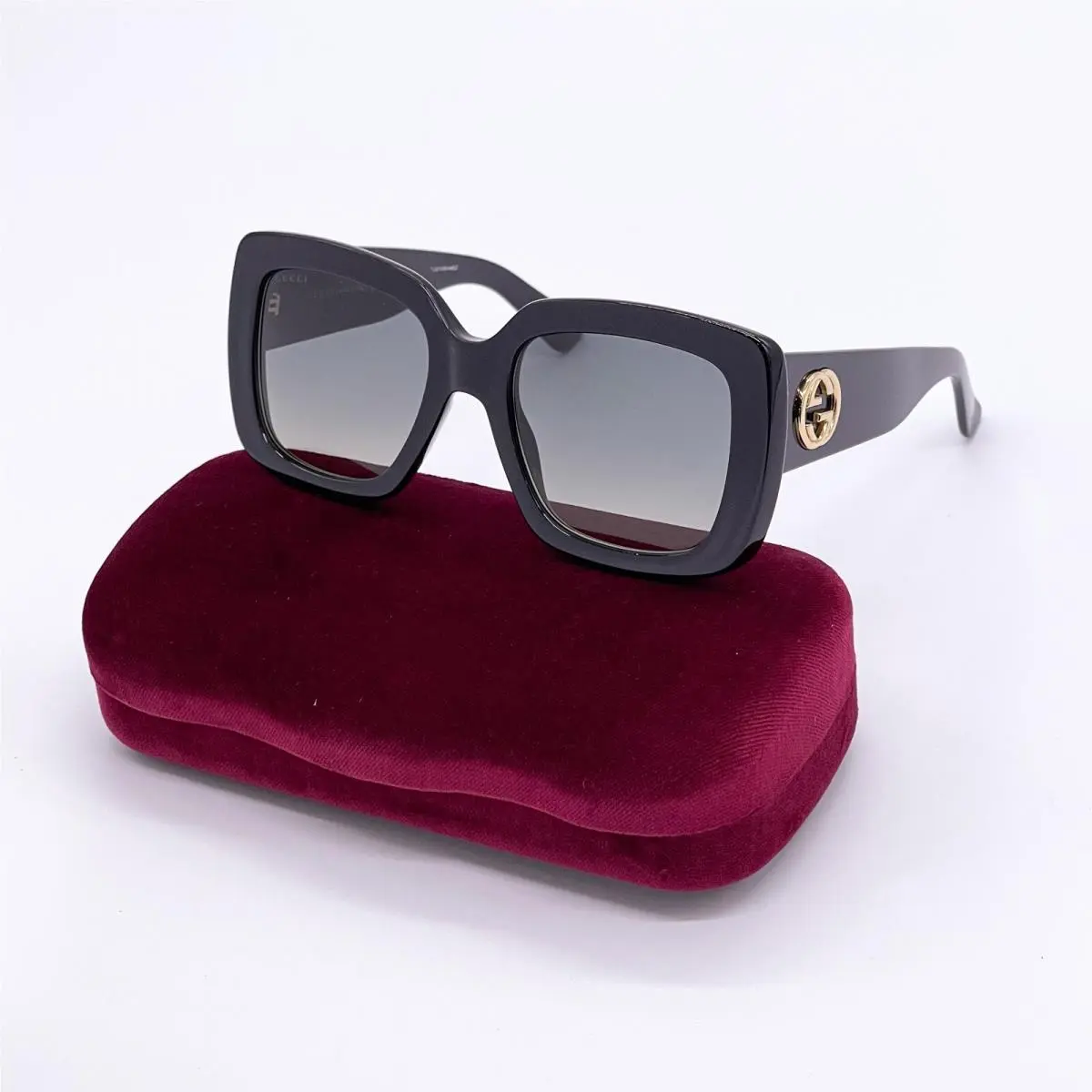 GG0141SN 001 Black Square Women Sunglasses  by Gucci
