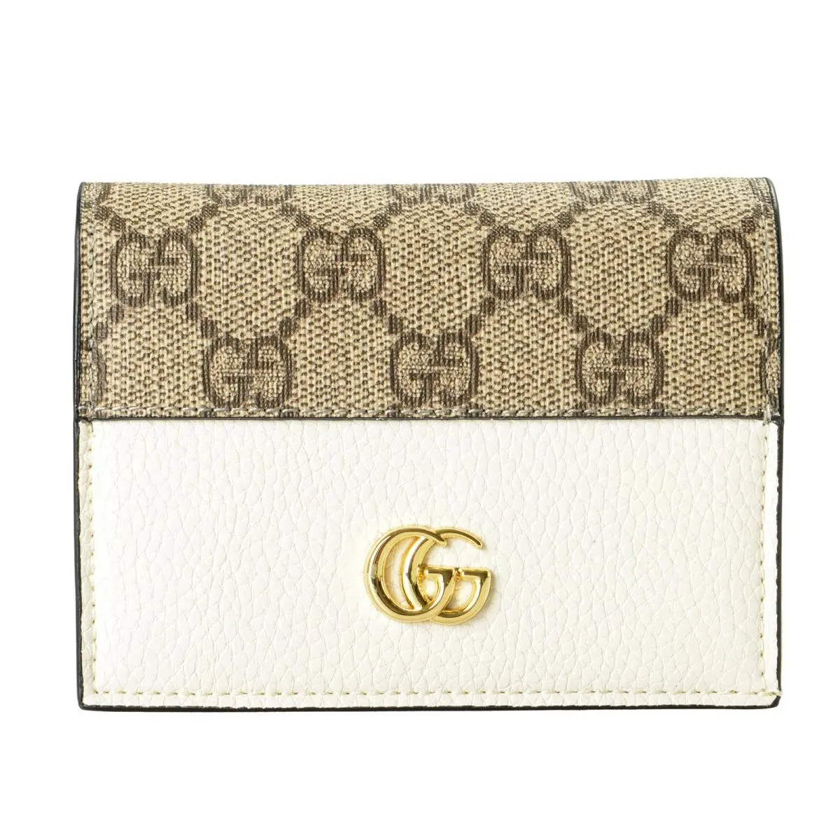 Gucci Women`s Leather GG Marmont Card Case Wallet