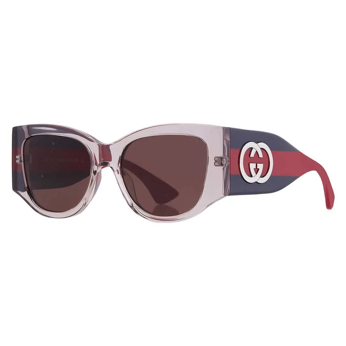 Brown Cat Eye Ladies Sunglasses GG2115S 005 55 GG2115S 005 55 by Gucci