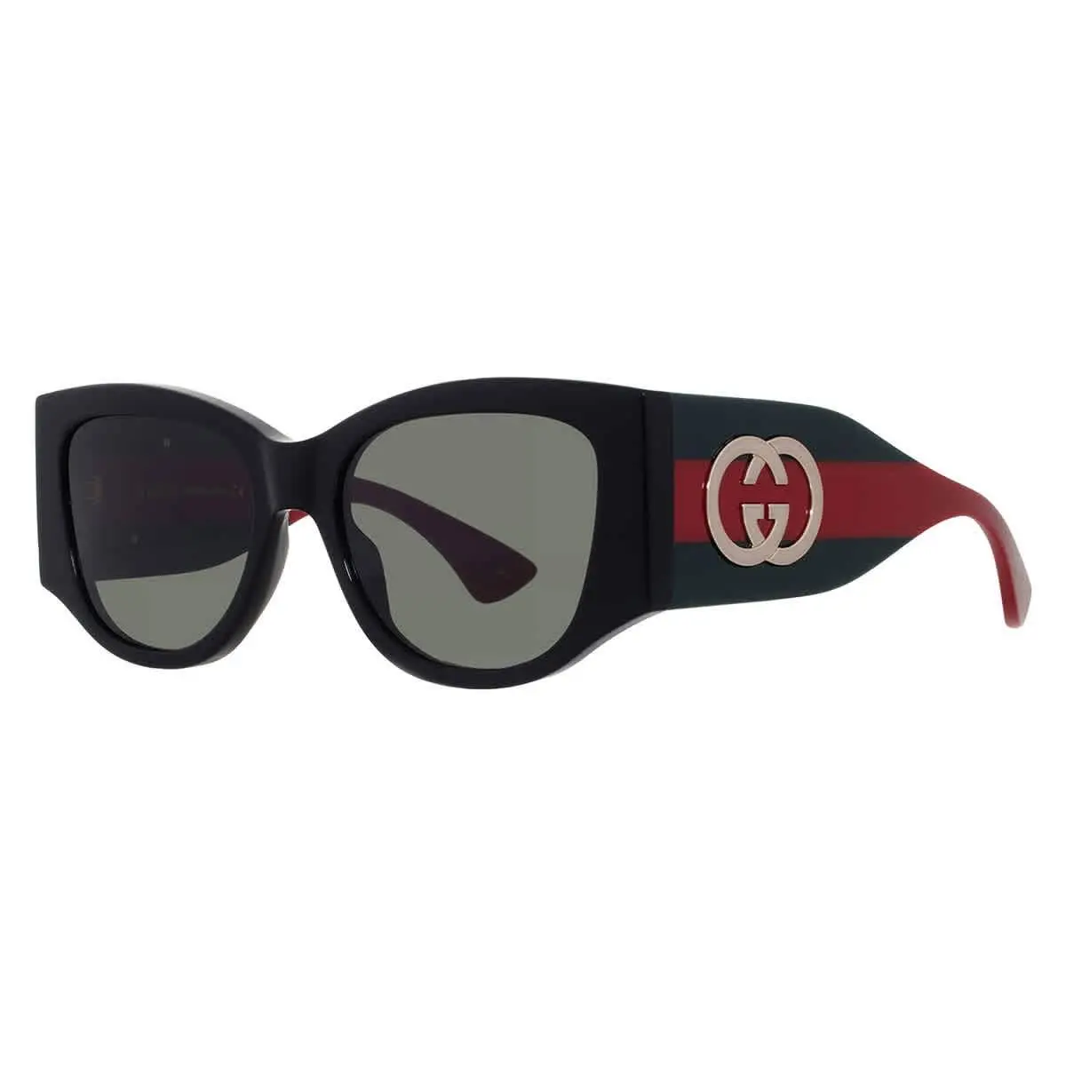 Grey Cat Eye Ladies Sunglasses GG2115S 001 55 GG2115S 001 55 by Gucci