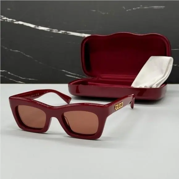 GG1773S 003  Red Square Women  Sunglasses by Gucci