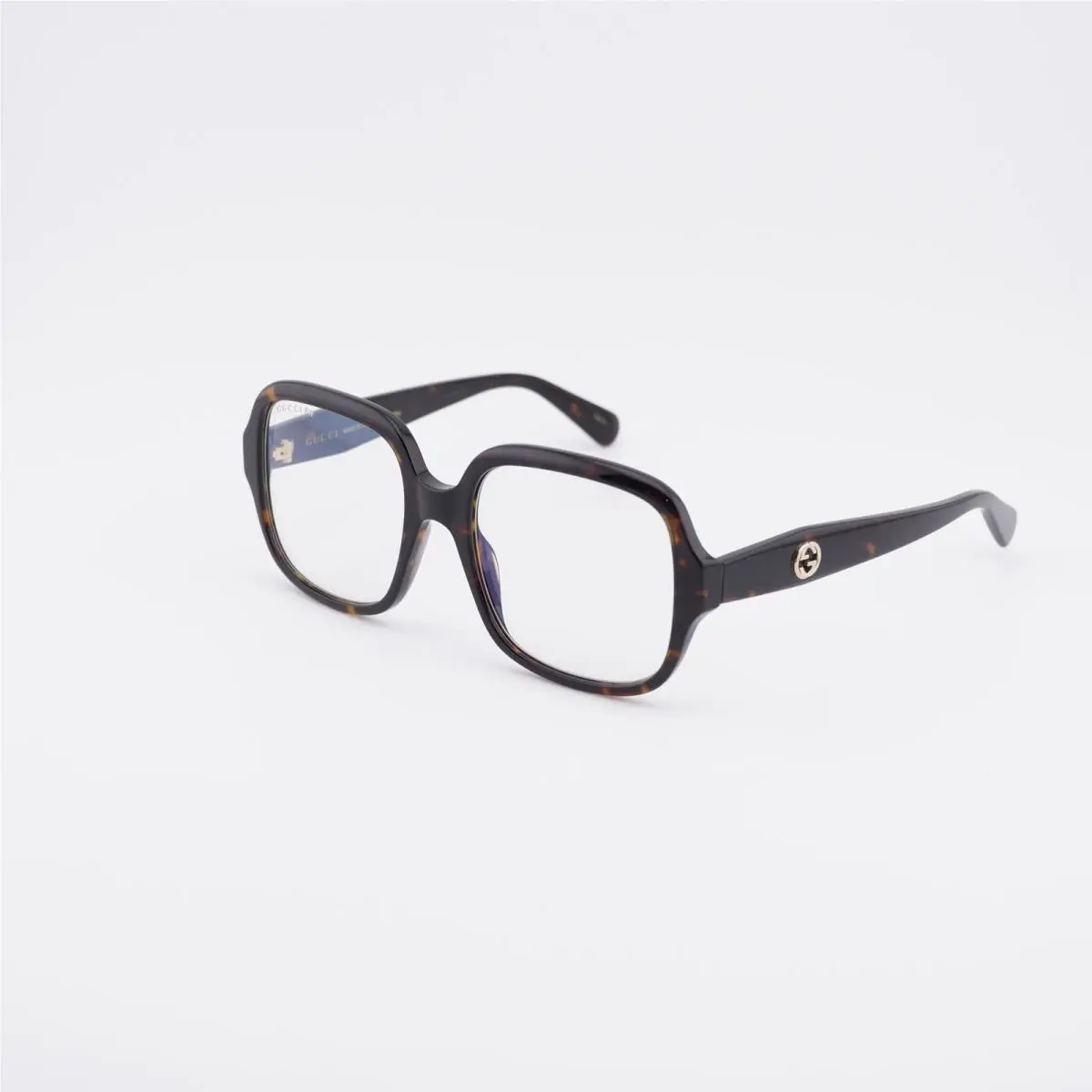 GG0799S 001 Dark Havana/transparent Photocromic 53mm 53-19-140 by Gucci