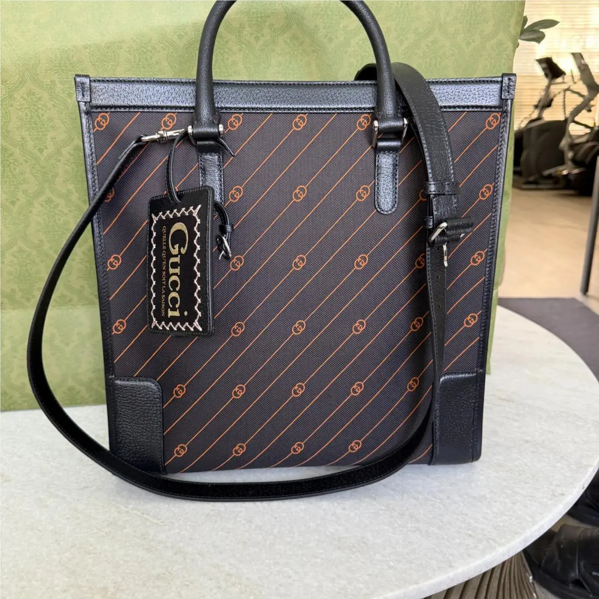 Jacquard GG Tote Bag 752586 by Gucci
