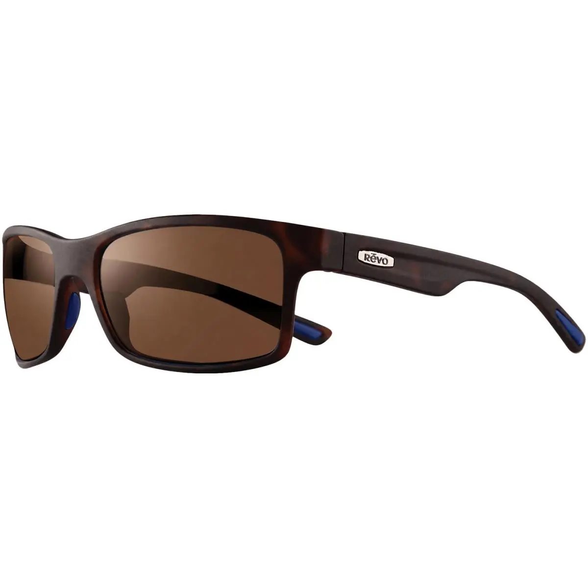 Crawler Polarized Square Wrap Sunglasses w/ Mirror Lens - RE10270 Mauritius by Revo