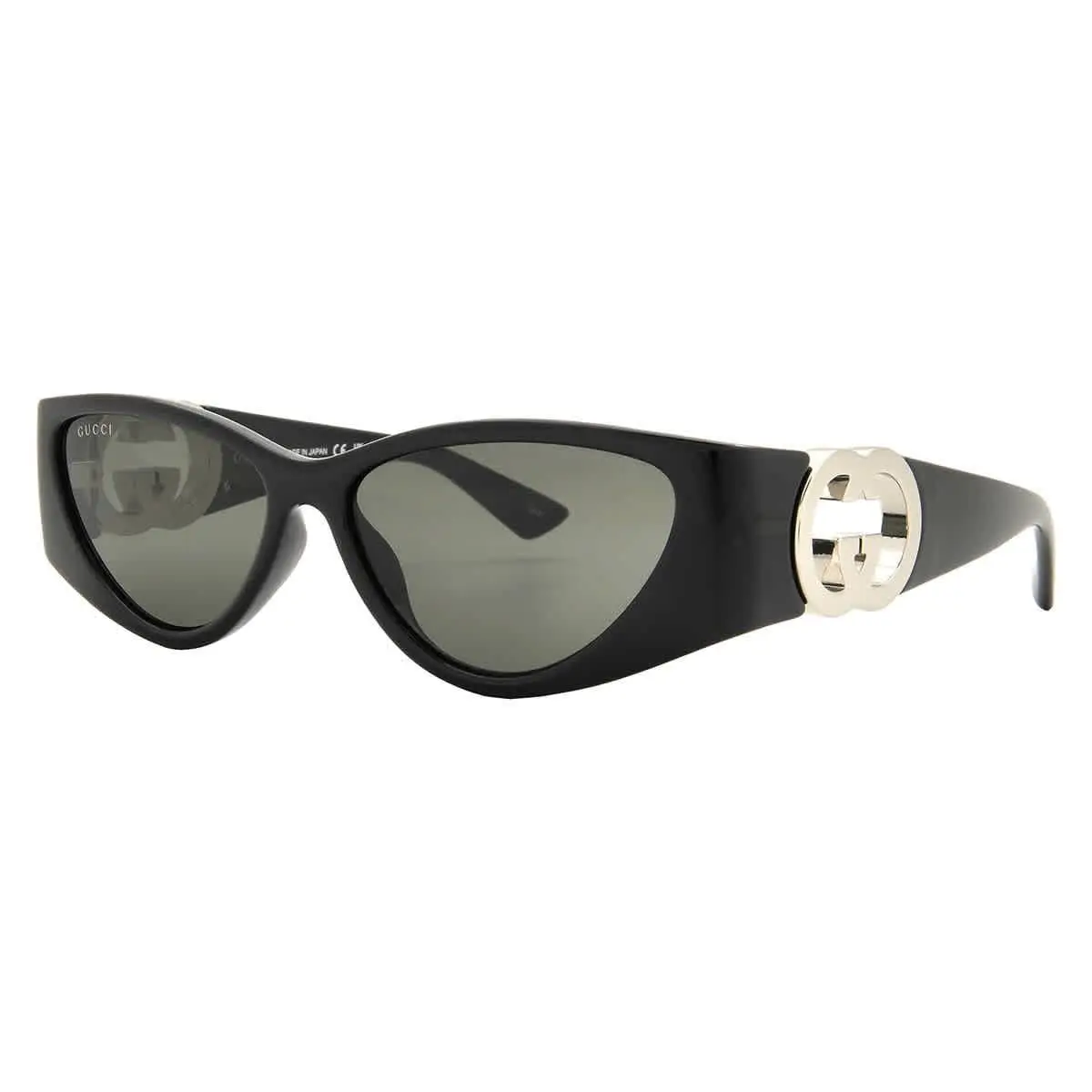 Grey Cat Eye Ladies Sunglasses GG1824S 001 55 GG1824S 001 55 by Gucci