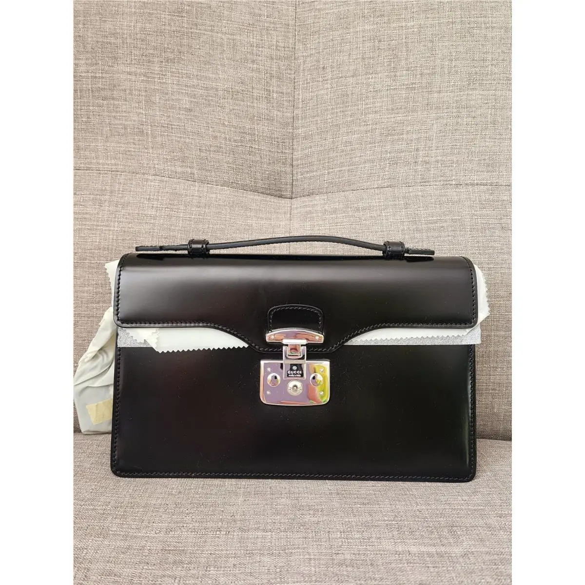 Borsa Lady Lock Women`s Top Handle Bag Black by Gucci