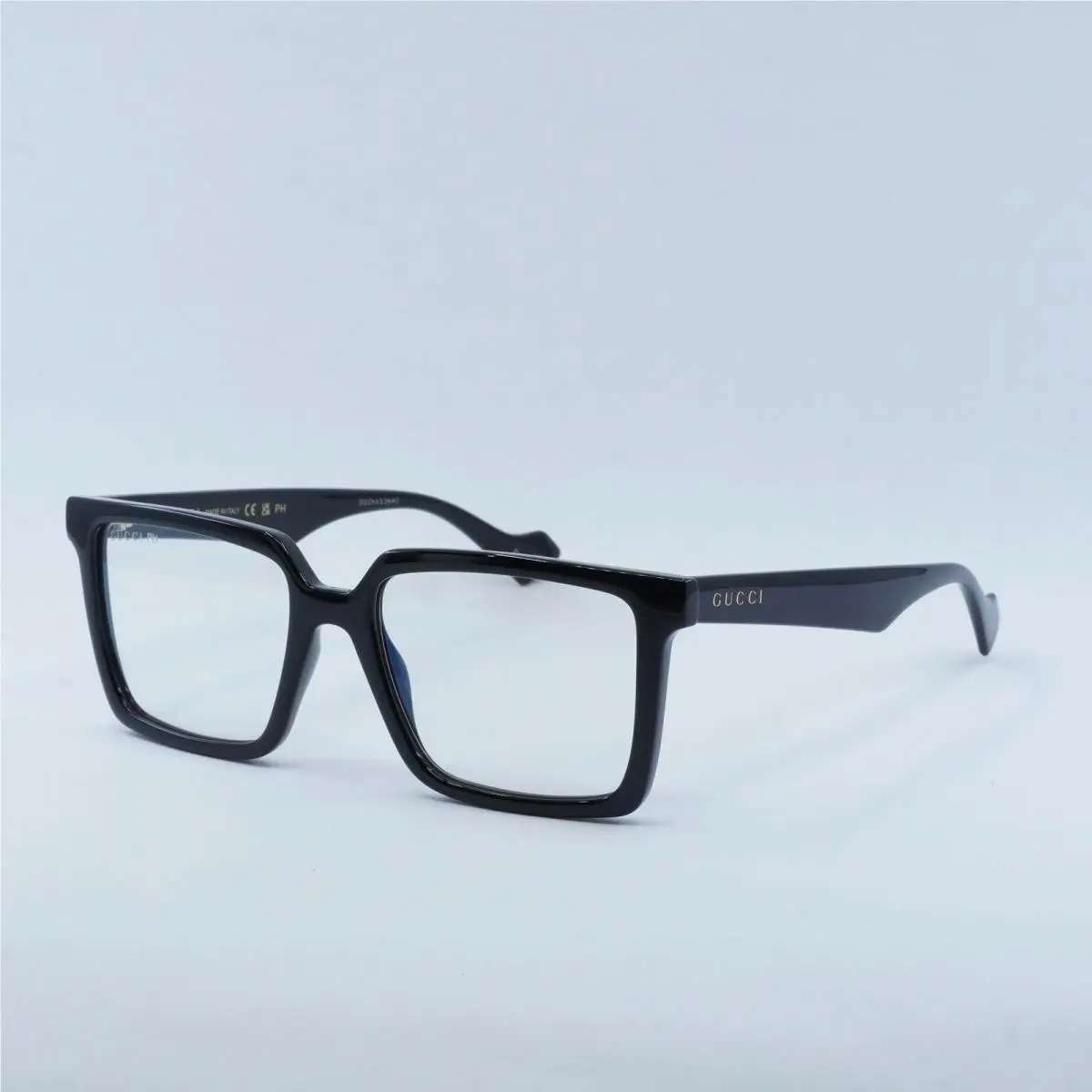 GG1541S 001 Black/blue Light Crystal To Grey Photochromic 55-18-145 by Gucci