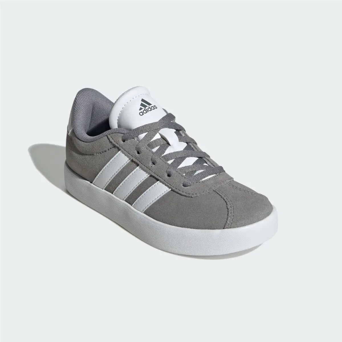 Adidas VL Court 3.0 ID6314 Sneakers Kids 13 Gray White Lifestyle Shoes MEW1560