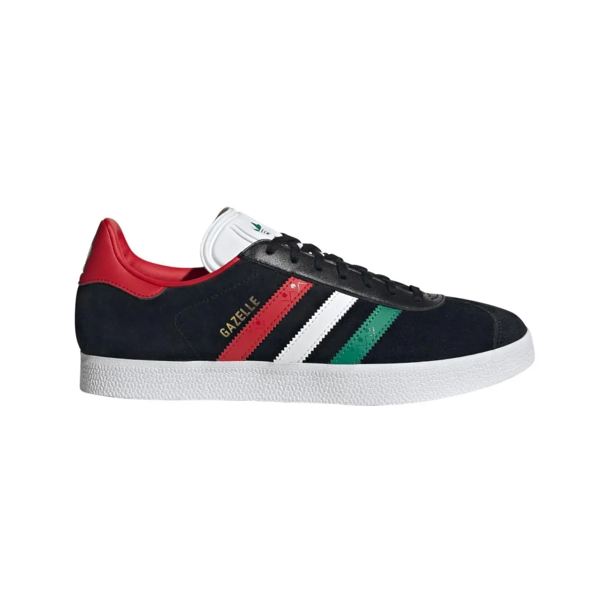 Adidas Men`s Gazelle Team Mexico Fmf Black/white/better Scarlet HQ9441