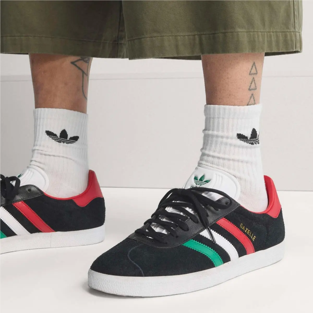 Adidas shoes - adidas Gazelle - Gazelle - Black/White/Better Scarlet 12