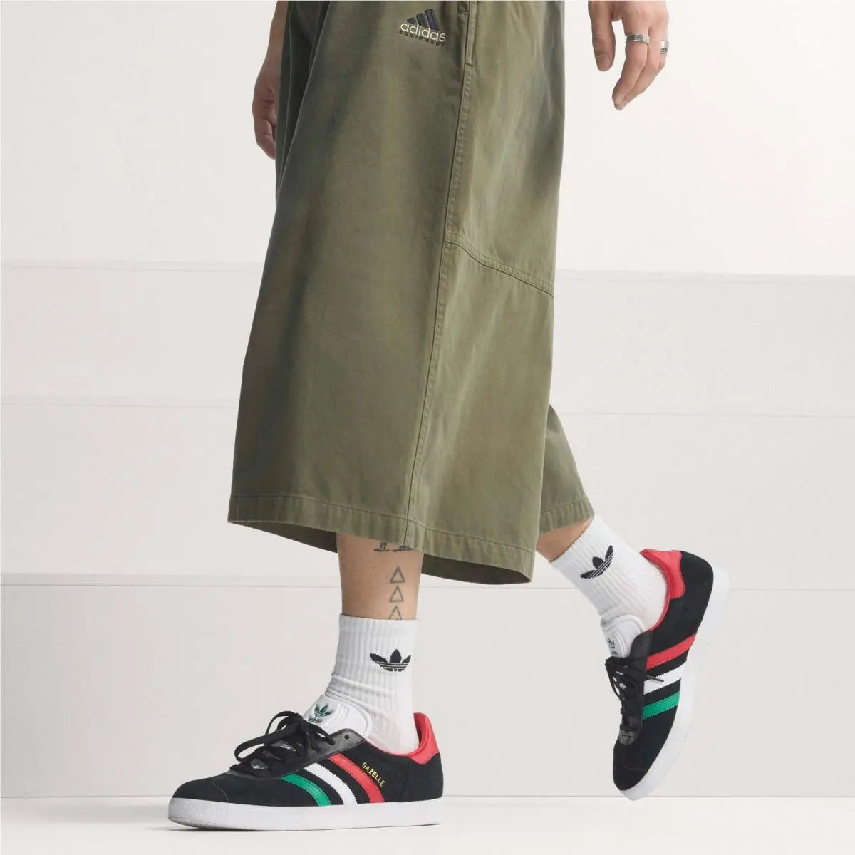 Adidas shoes - adidas Gazelle - Gazelle - Black/White/Better Scarlet 17