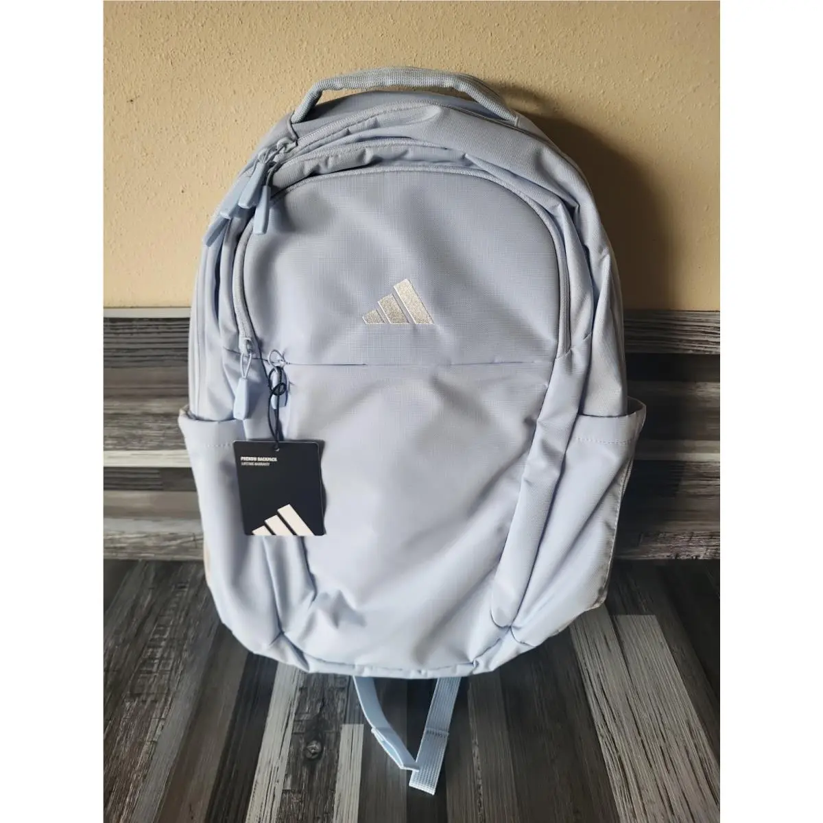 Adidas Phem Pheom Backpack Unisex Osfa 16 Laptop Bookbag Light Blue