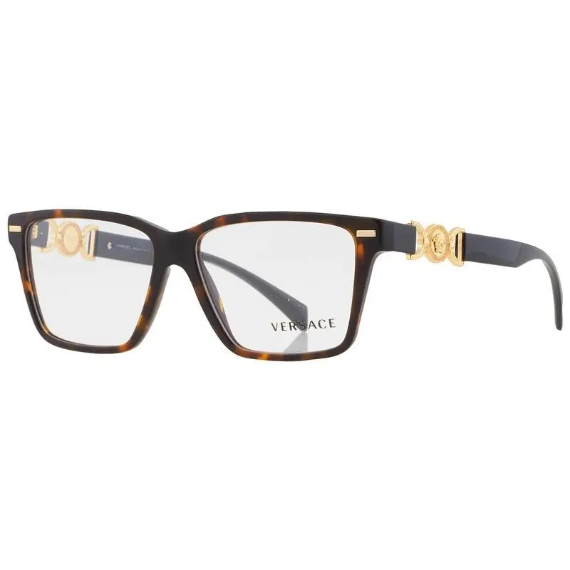 Versace Eyeglasses Optical Frame VE3335 5404 Havana Brown Frame / Demo Lens 56mm