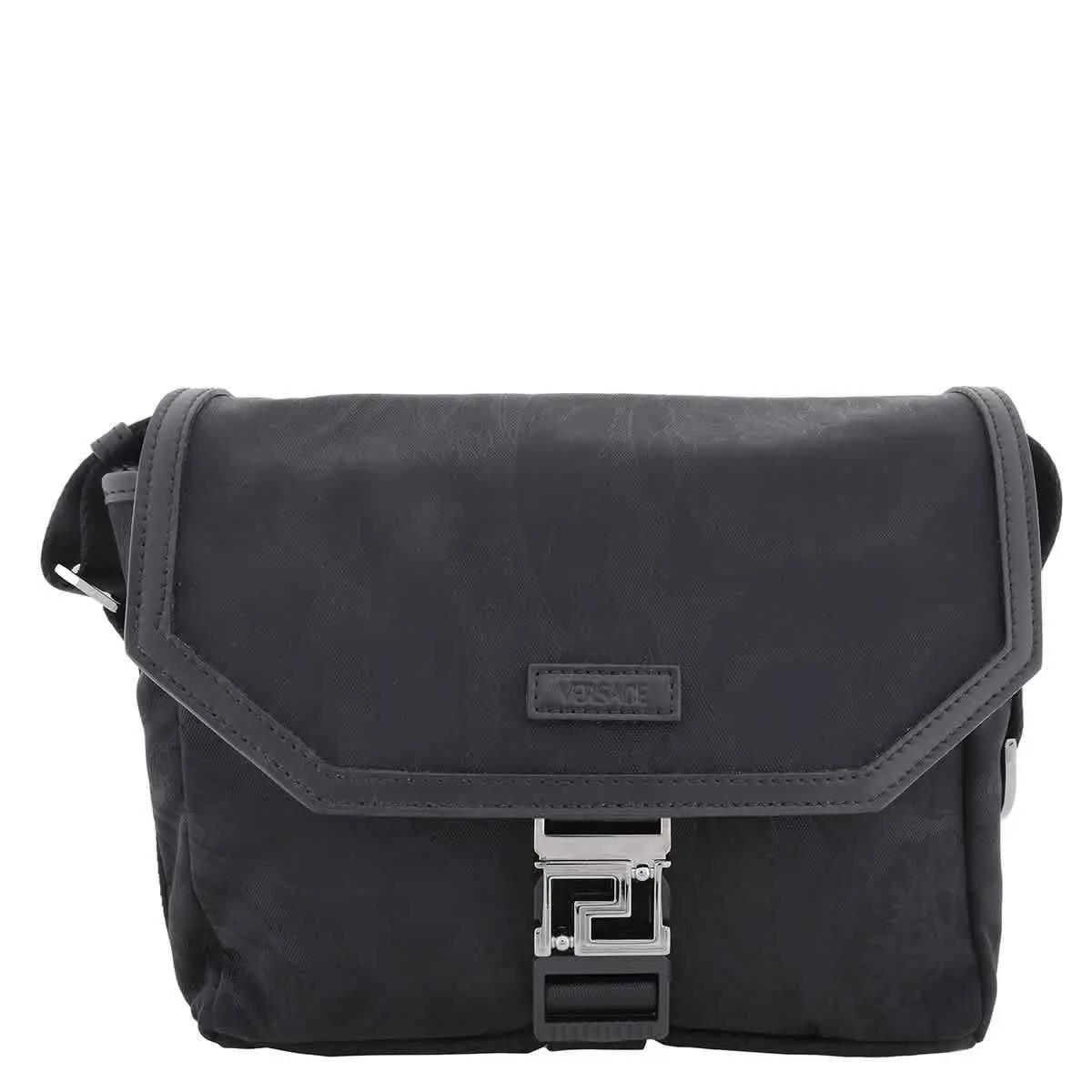 Versace Neo Nylon Jacquard Messenger Bag 10119881A08705-1B00E-BLACK