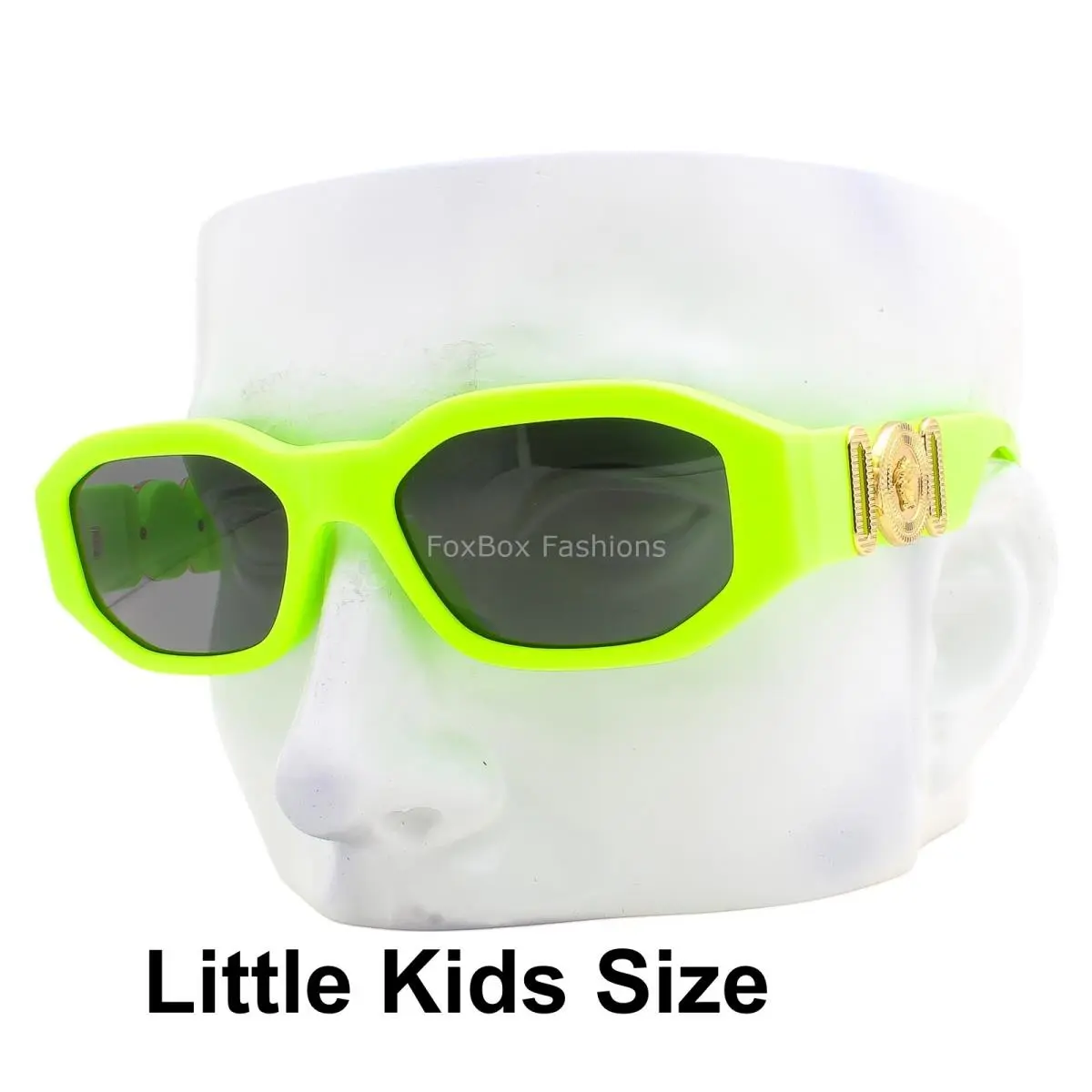 Kids Sunglasses VK4429U 5369/87 Neon Green with Case Little Kids Size by Versace