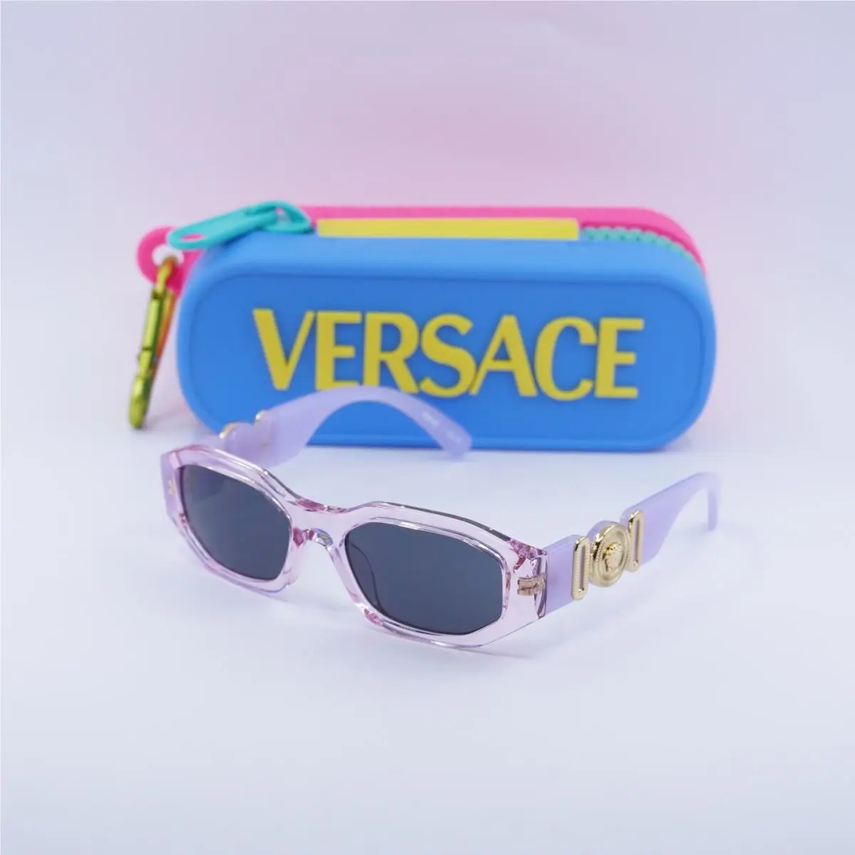 Versace Kids VK4429U 552687 Transparent Lavander/dark Grey 48-16-130