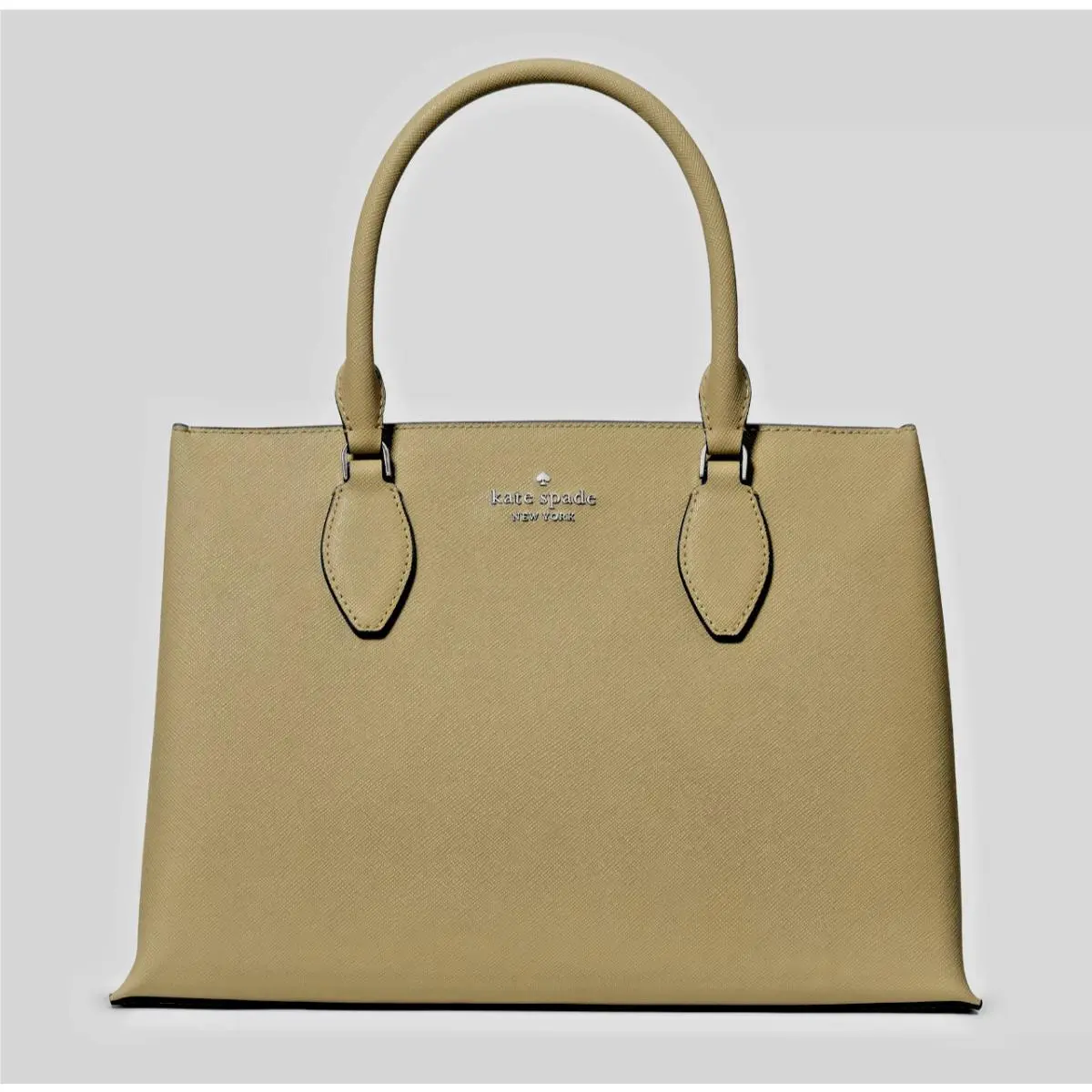 New  Rae Medium Satchel Saffiano Elm with Dust Bag by Kate Spade