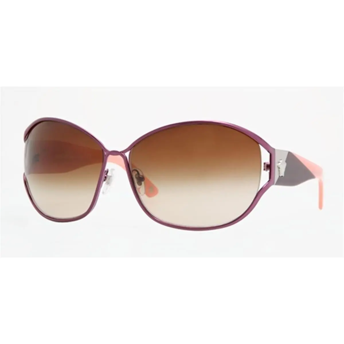 Versace VE2115 1218/13 Sunglasses 63mm Burgundy / Brown Gradient Lens