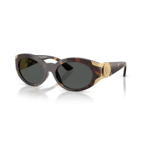 0VE4503U 108/87 Havana/dark Grey 55mm Women`s Sunglasses by Versace
