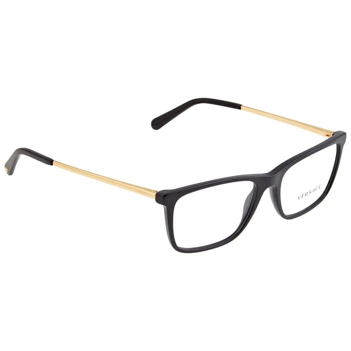 Versace Demo Rectangular Men`s Eyeglasses VE3301 GB1 54 VE3301 GB1 54